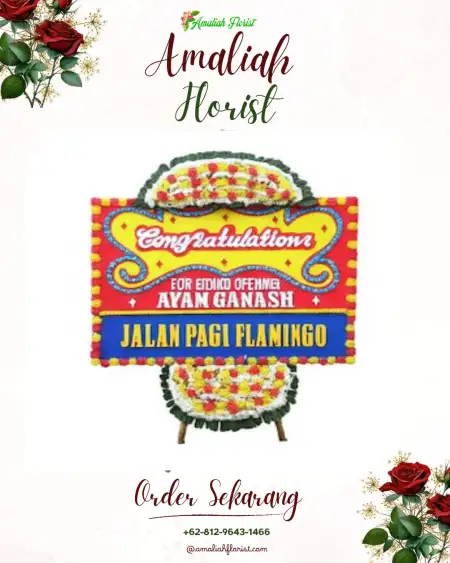 Sewa Papan Bunga Bunguran Tengah